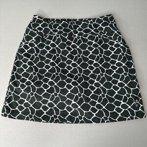 Jofit Skort Golf Size S Green Giraffe Print Pockets Pickleball Tennis